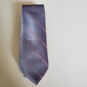Wembley Gray and Pink Tie